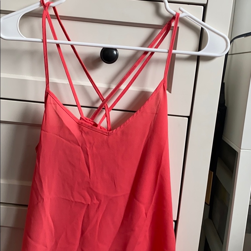 Hot pink tank top from hollister